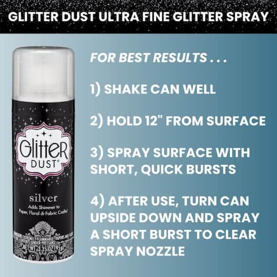 Glitter Dust Ultra Fine Glitter Spray